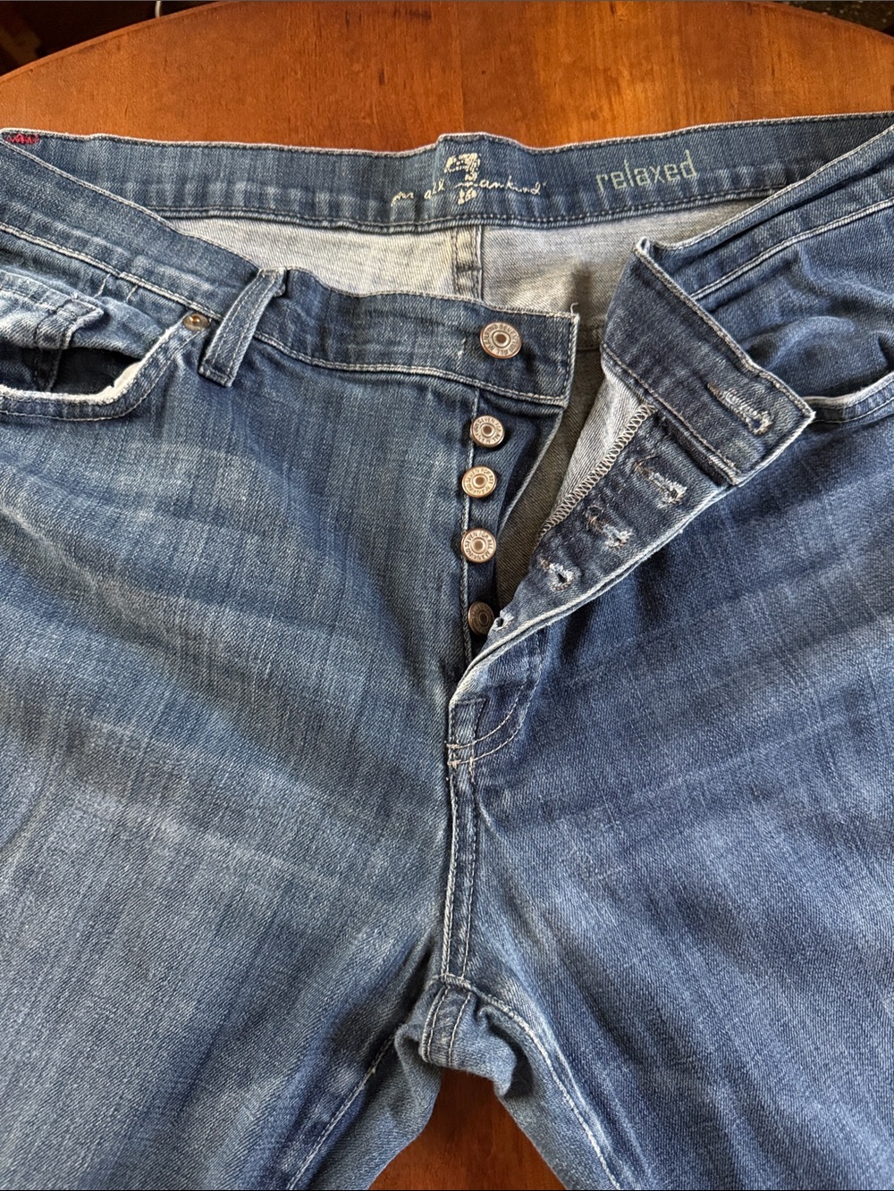 7 Vintage Relaxed Blue Men’s Jeans
